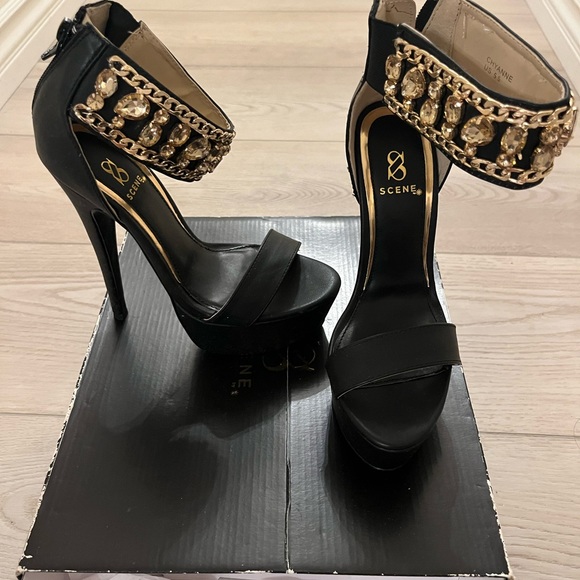 Scene CHYANNE stilleto heels size 5.5 - NEW - Picture 3 of 12